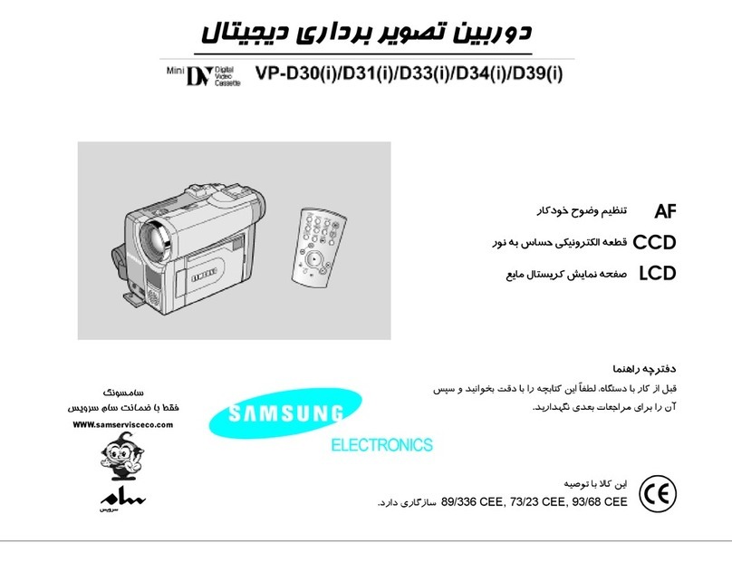 Samsung VP-D31 manual