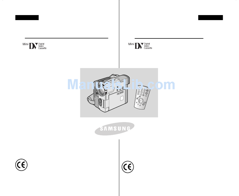 Samsung VP-D323 Owner's instruction book