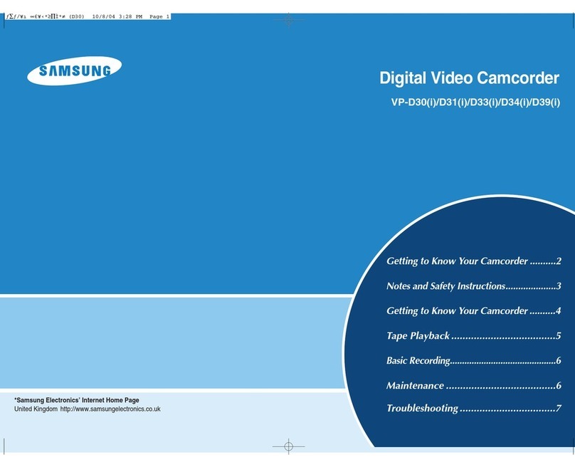 Samsung VP-D31 User manual