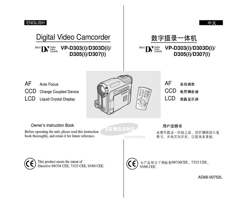 Samsung VP-D303 Owner's manual