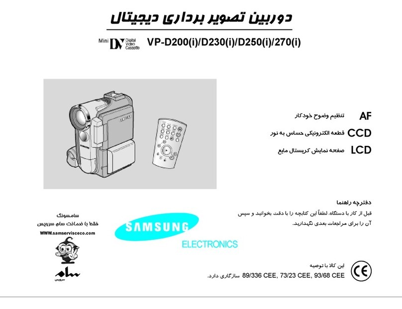 Samsung VP-D250 manual