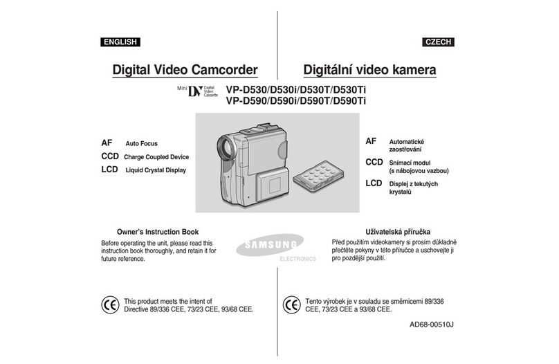 Samsung VP-D530 Owner's instruction book