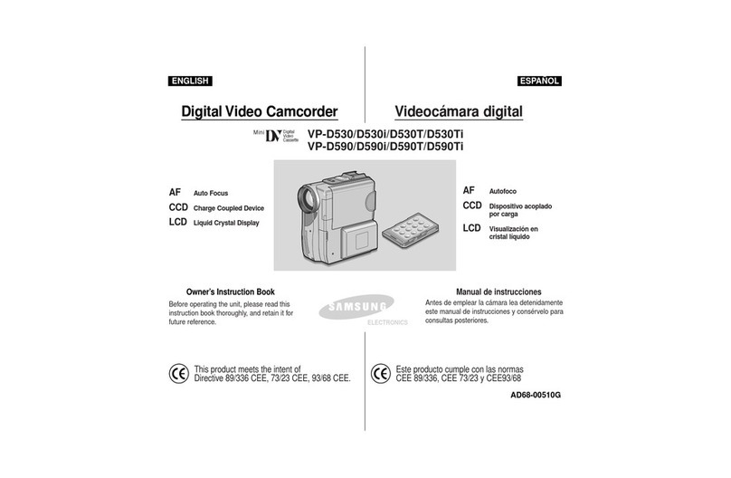 Samsung VP-D530 Owner's manual