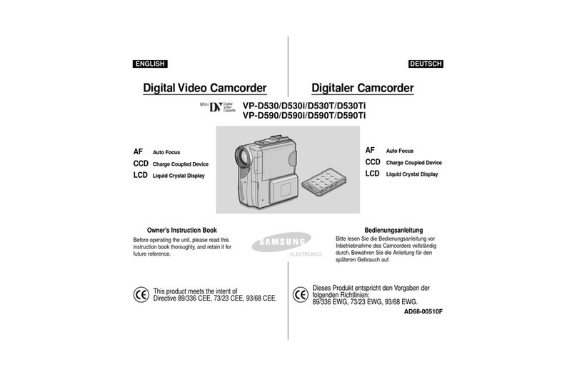 Samsung VP-D530 Owner's manual