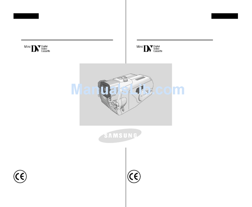 Samsung VP-D5000i Owner's manual