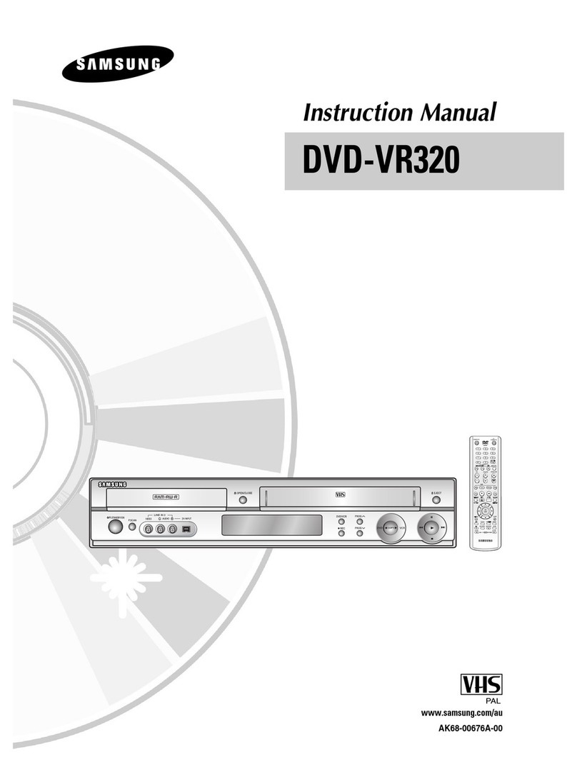 Samsung DVD-VR320 instruction manual