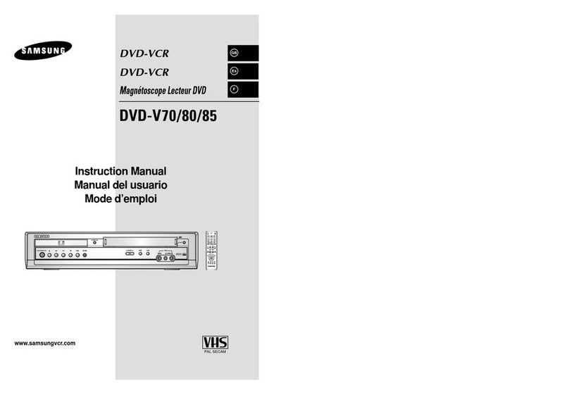 Samsung DVD-V 80 instruction manual