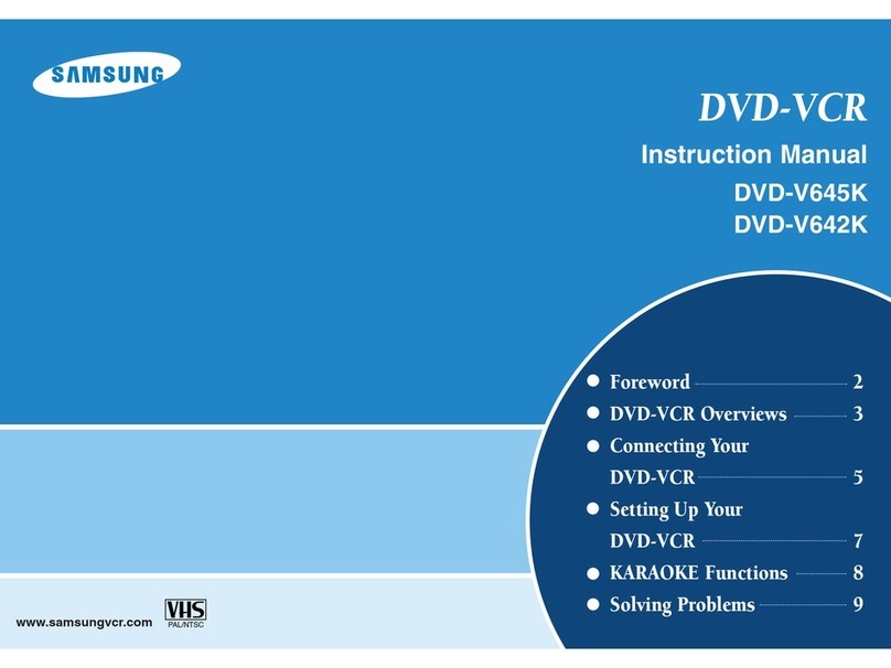 Samsung DVD-V642K instruction manual