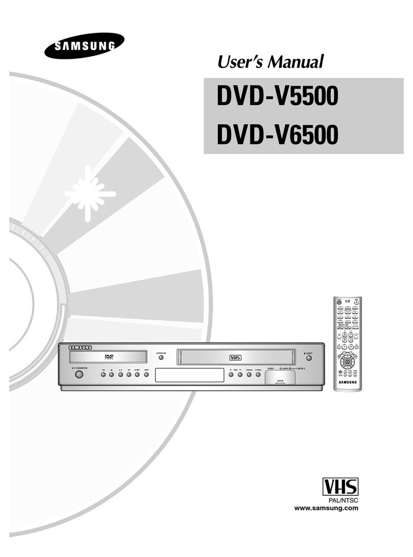 Samsung DVD-V5500 user manual