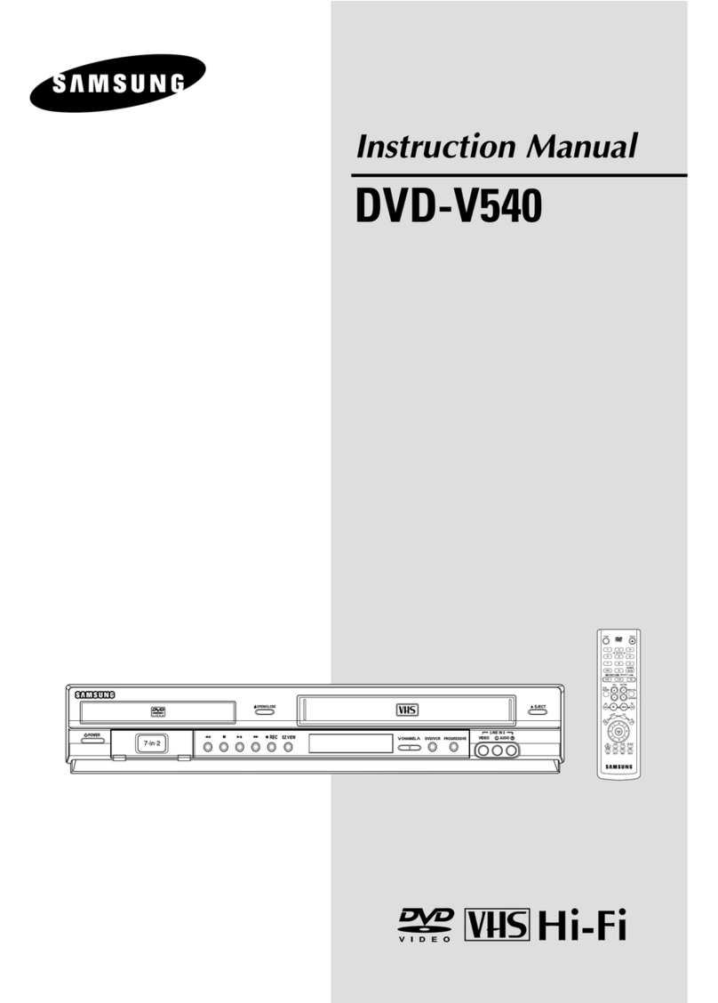 Samsung DVD-V540 instruction manual