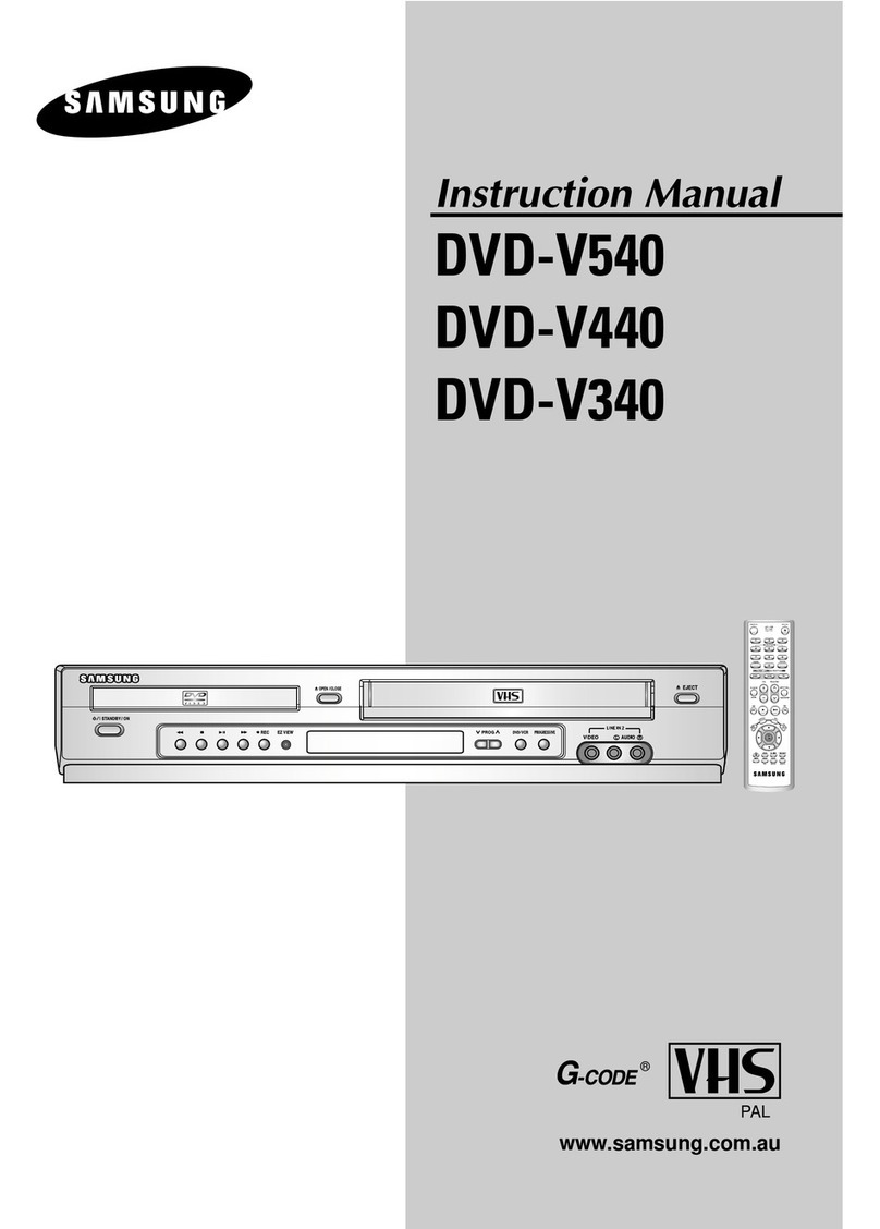 Samsung DVD-V340 User manual