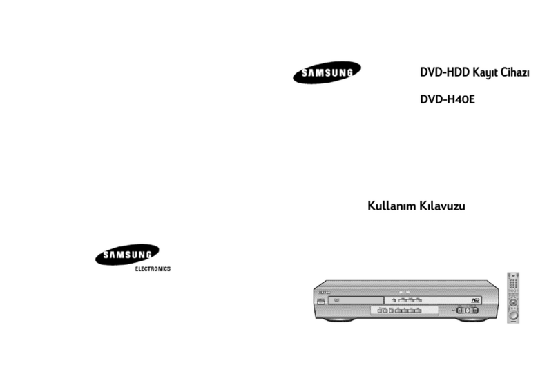 Samsung DVD-H40E manual