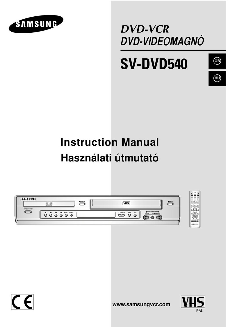 Samsung SV-DVD540A User manual