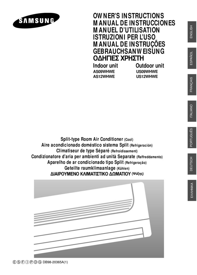 Samsung AS09WHWE/XCH User manual
