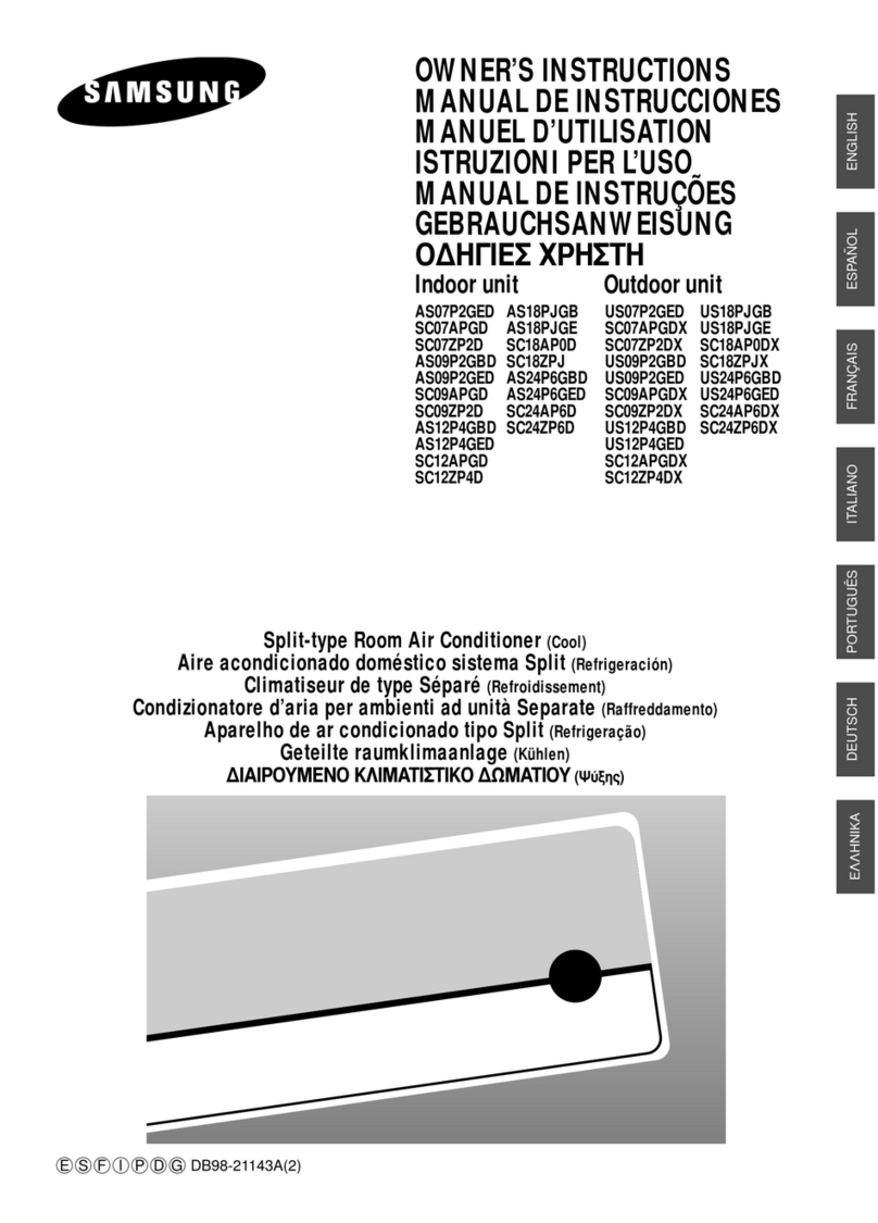 Samsung AS07P2GE/XCH User manual