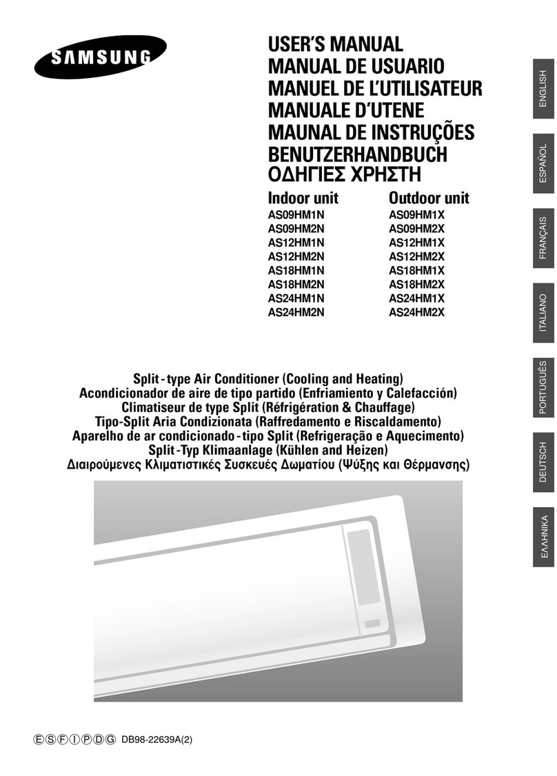 Samsung AS09HM1N/XSA User manual Samsung AS09HM1N/XSA User manual