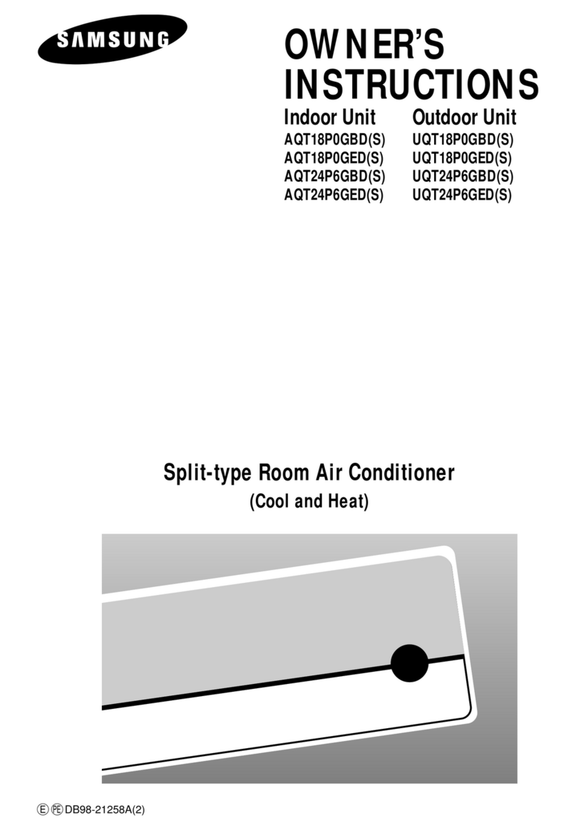 Samsung AQT24P6GBD/UMG Owner's instructions