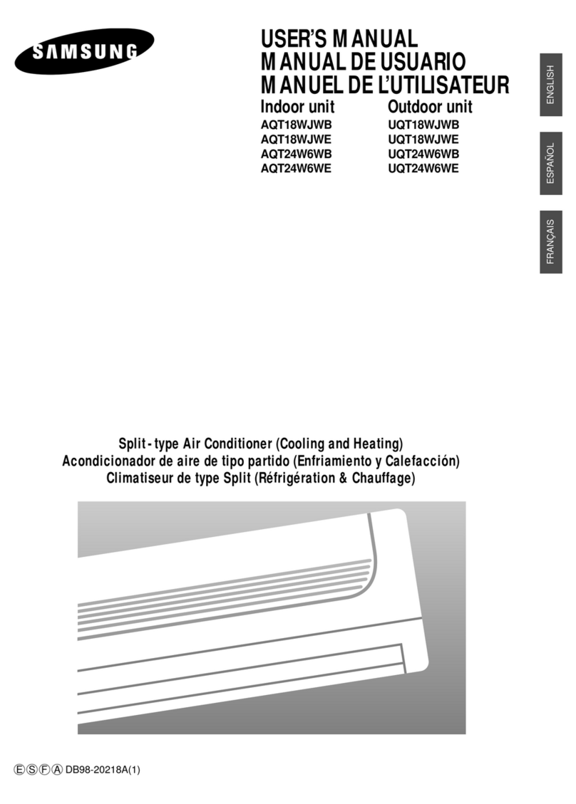 Samsung AQT18WJWB/UMG User manual