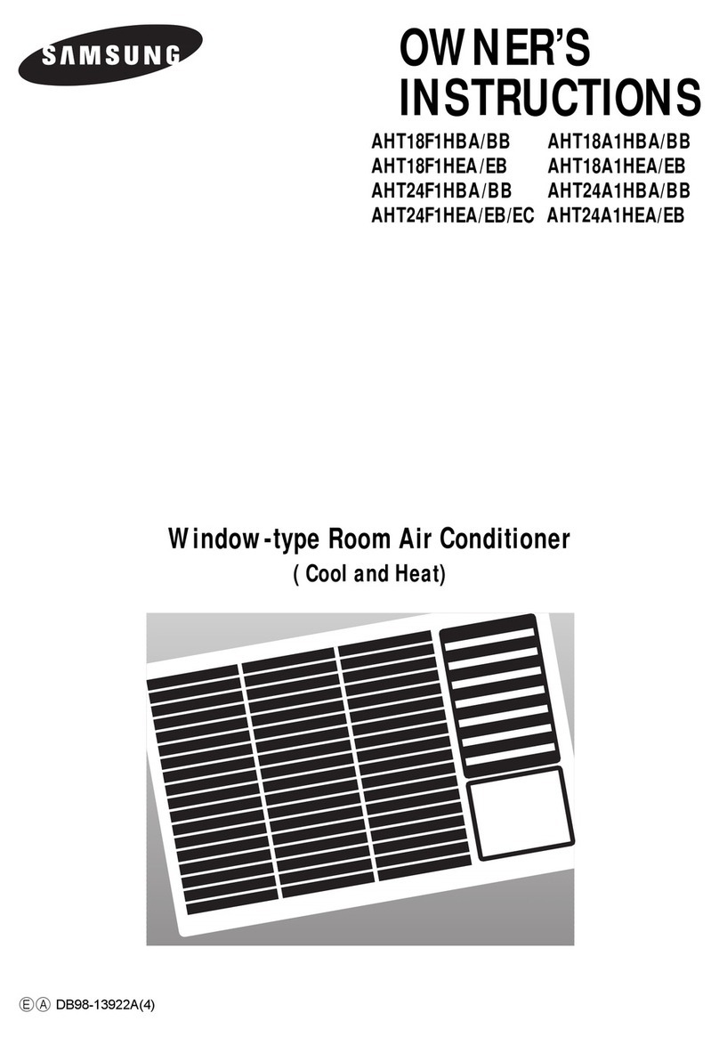 Samsung AHT18F1HEB/XSG User manual
