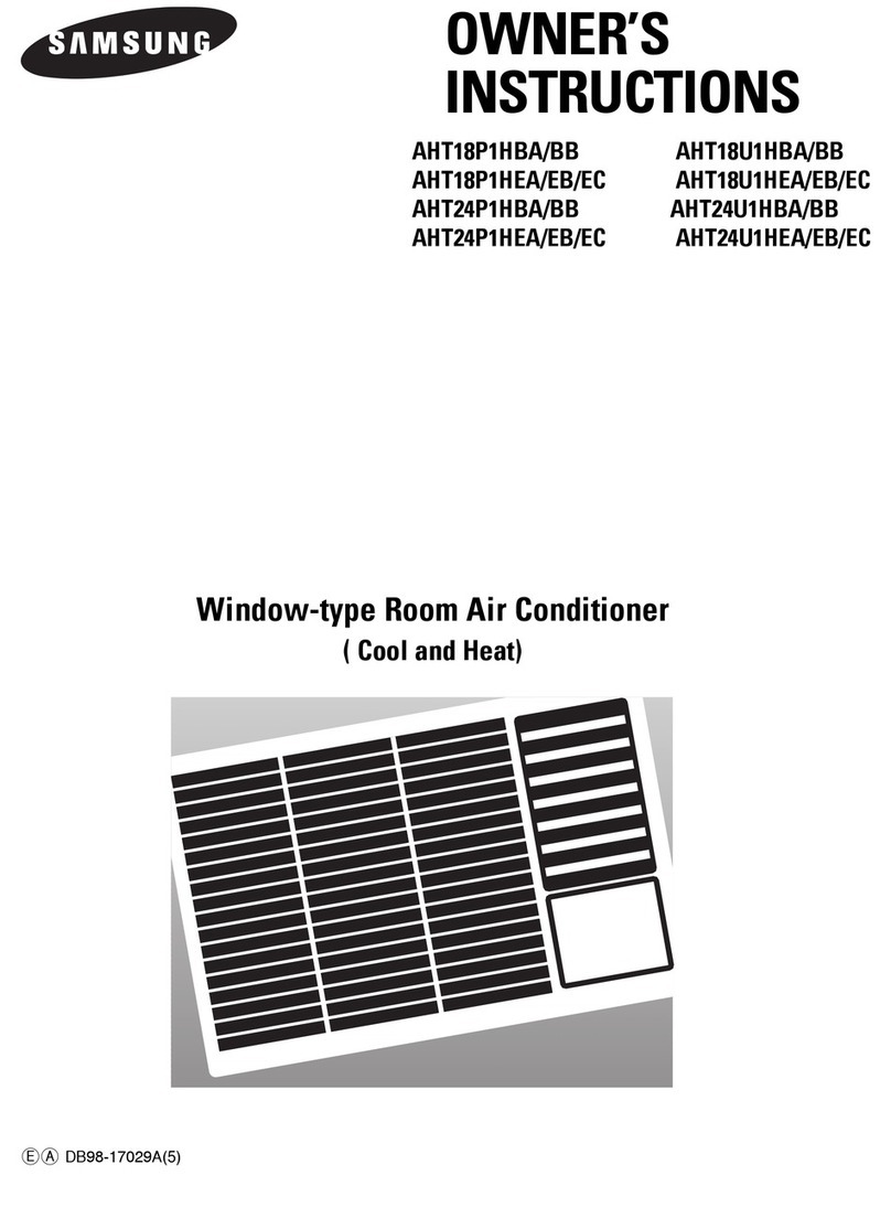 Samsung AHT18P1HBA User manual