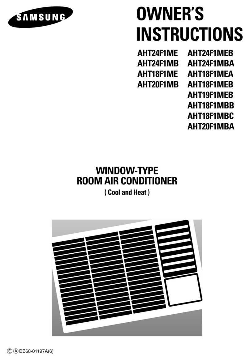 Samsung AHT18F1MBA User manual