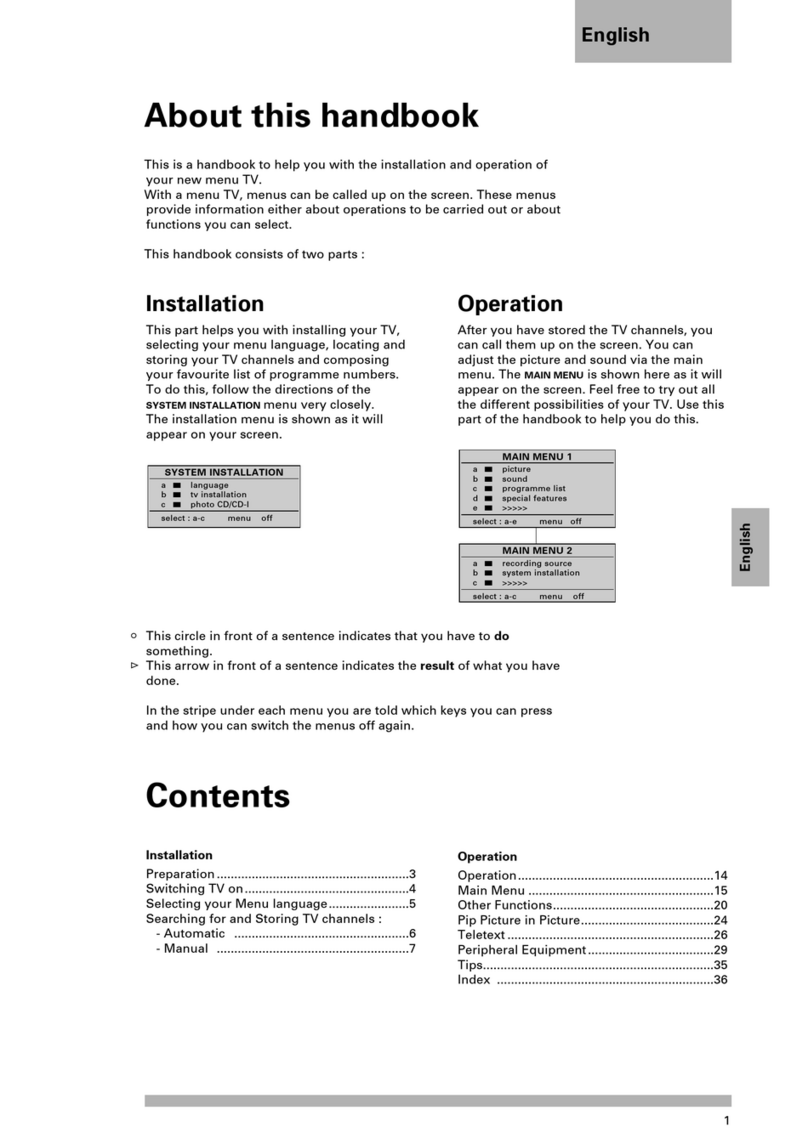 Philips 28PW960B/58 User manual