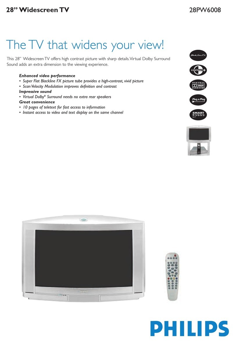 Philips 28PW6008/01 User manual