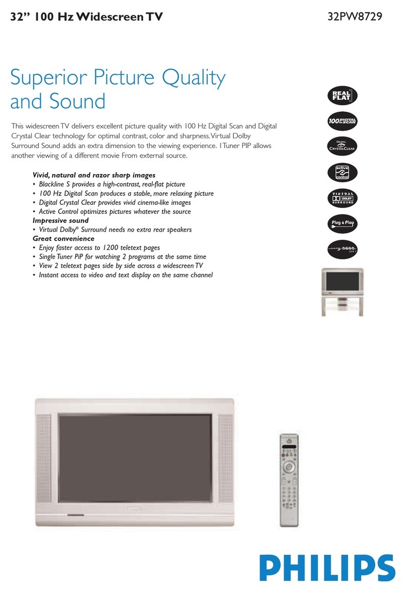 Philips 32PW8729/05 User manual
