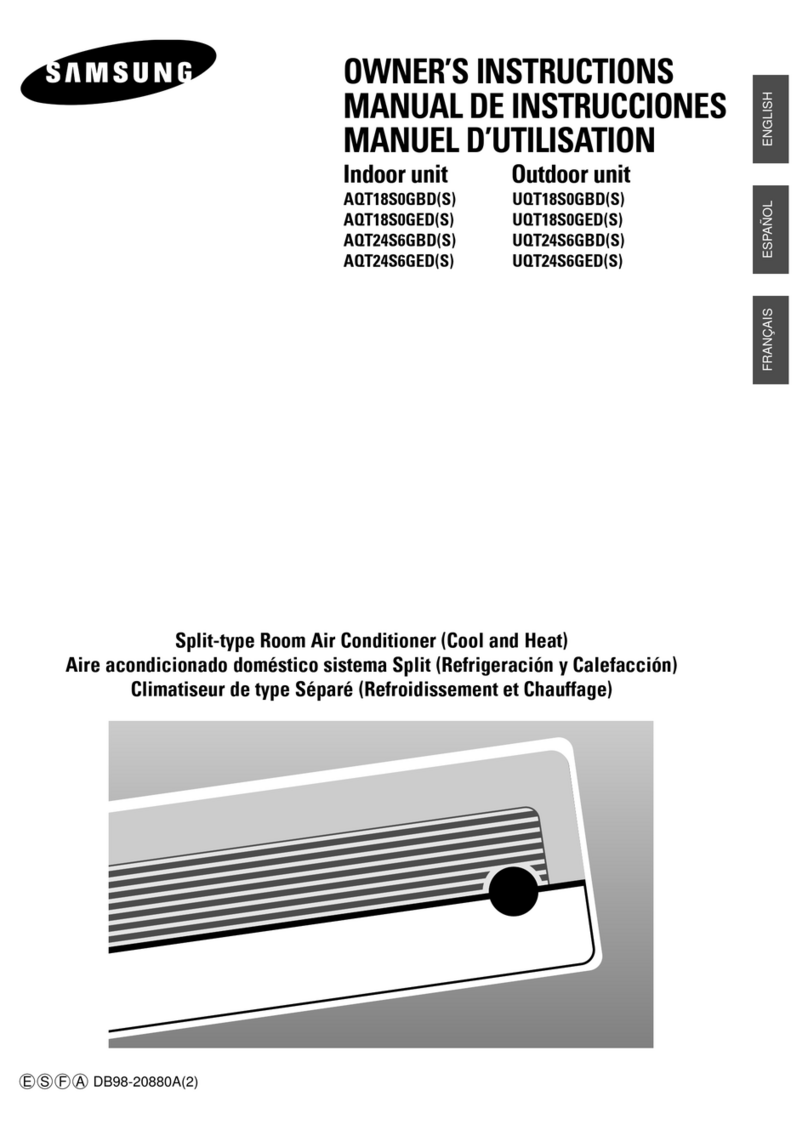 Samsung AQT18S0GED/AMC User manual