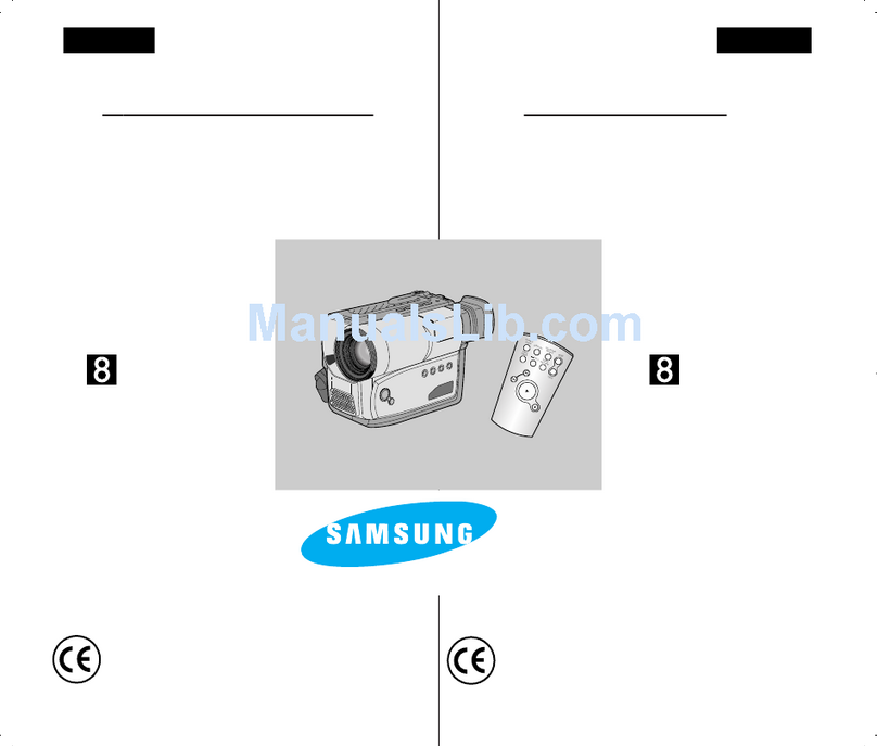 Samsung VP-W90 User manual