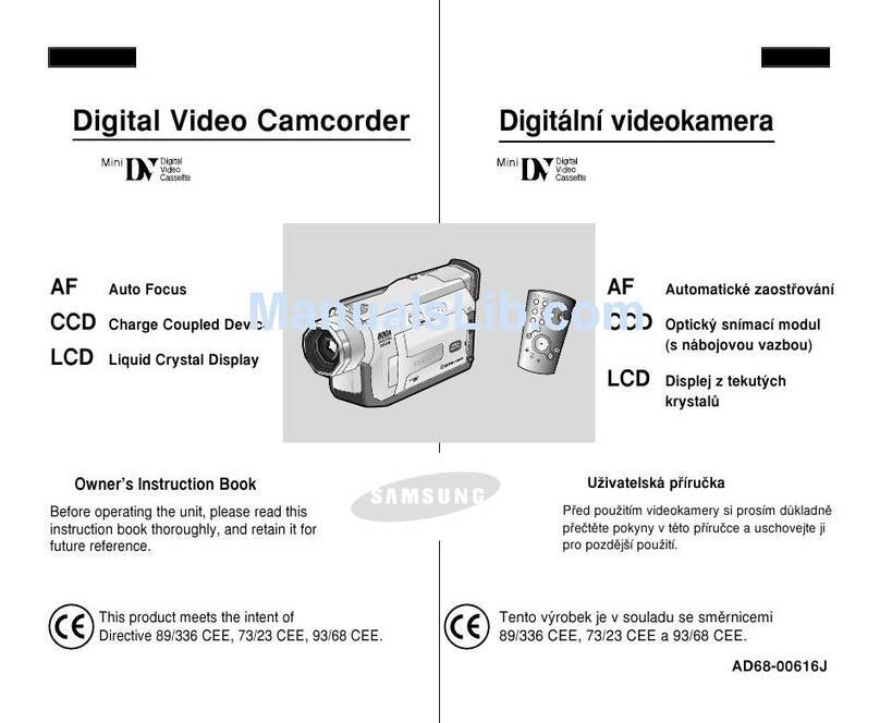 Samsung VP-D23 Owner's manual