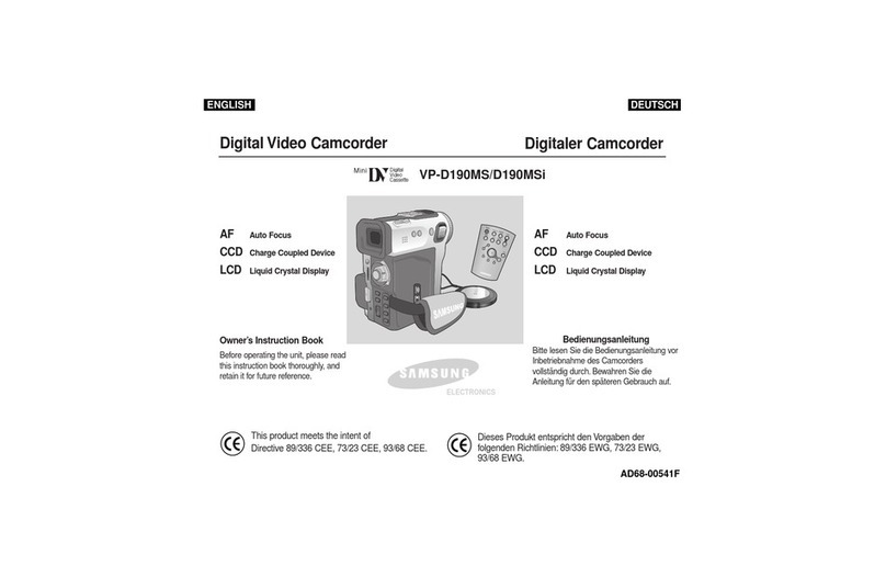 Samsung VP-D190MSI Owner's manual
