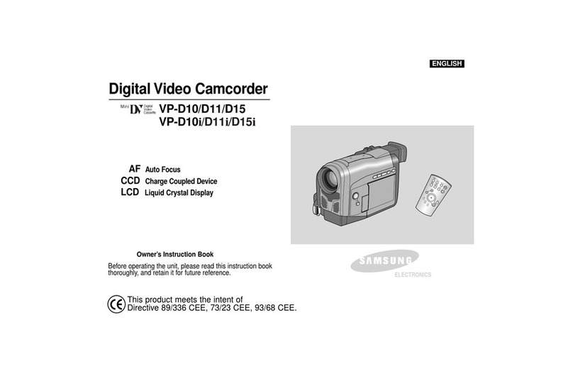 Samsung VP-D15 Owner's manual