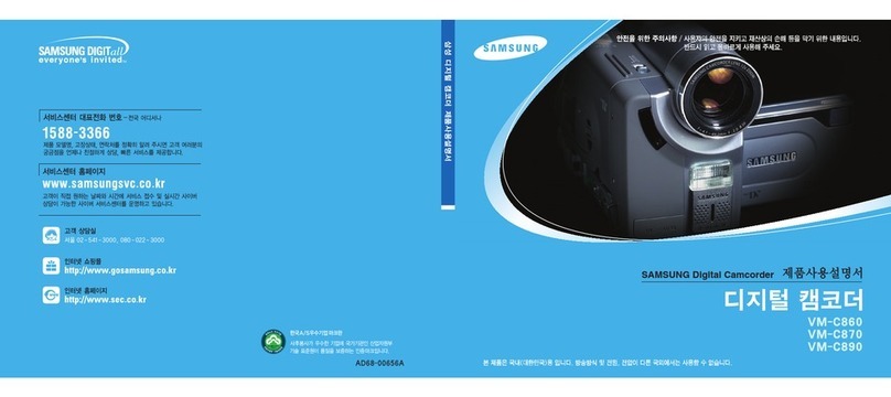 Samsung VM-C870 manual