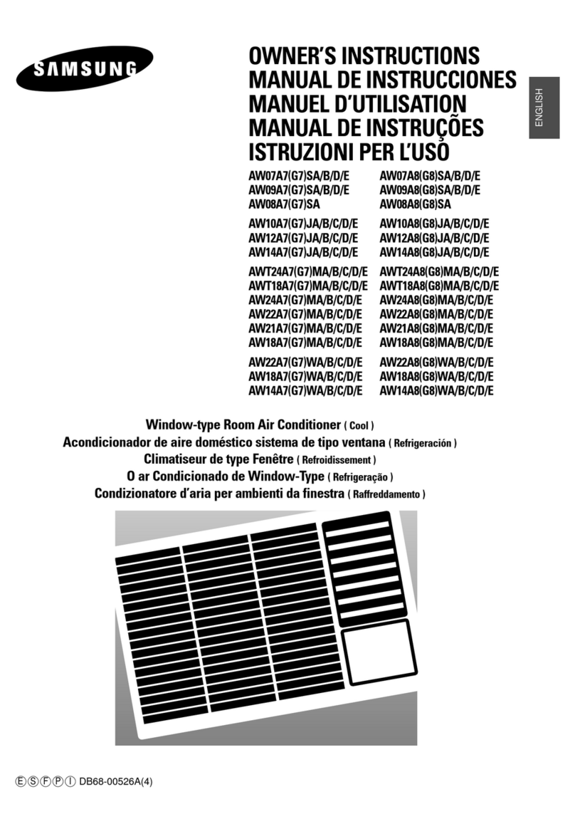 Samsung AWT24A7ME Owner's instructions