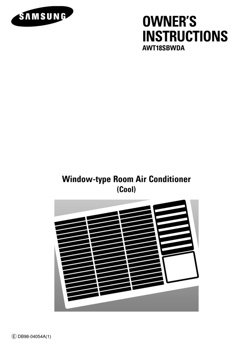 Samsung AWT18SBWDA User manual