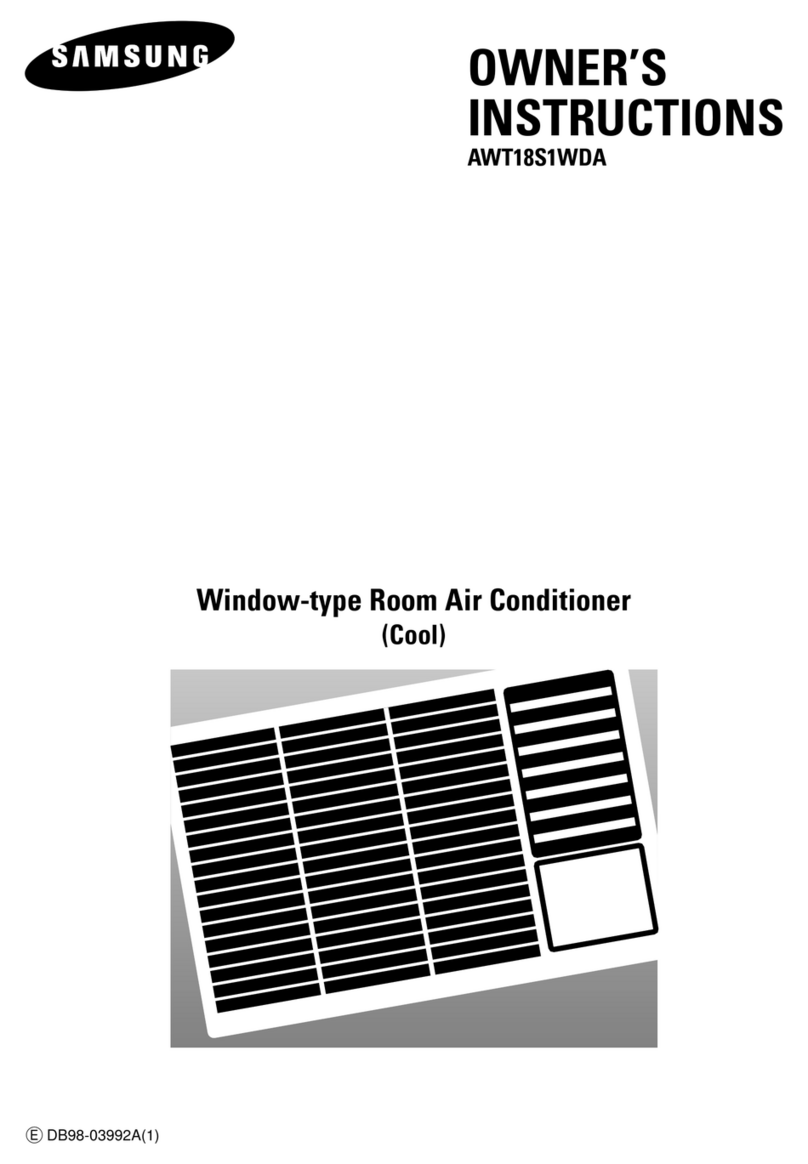 Samsung AWT18S1WDA Owner's instructions