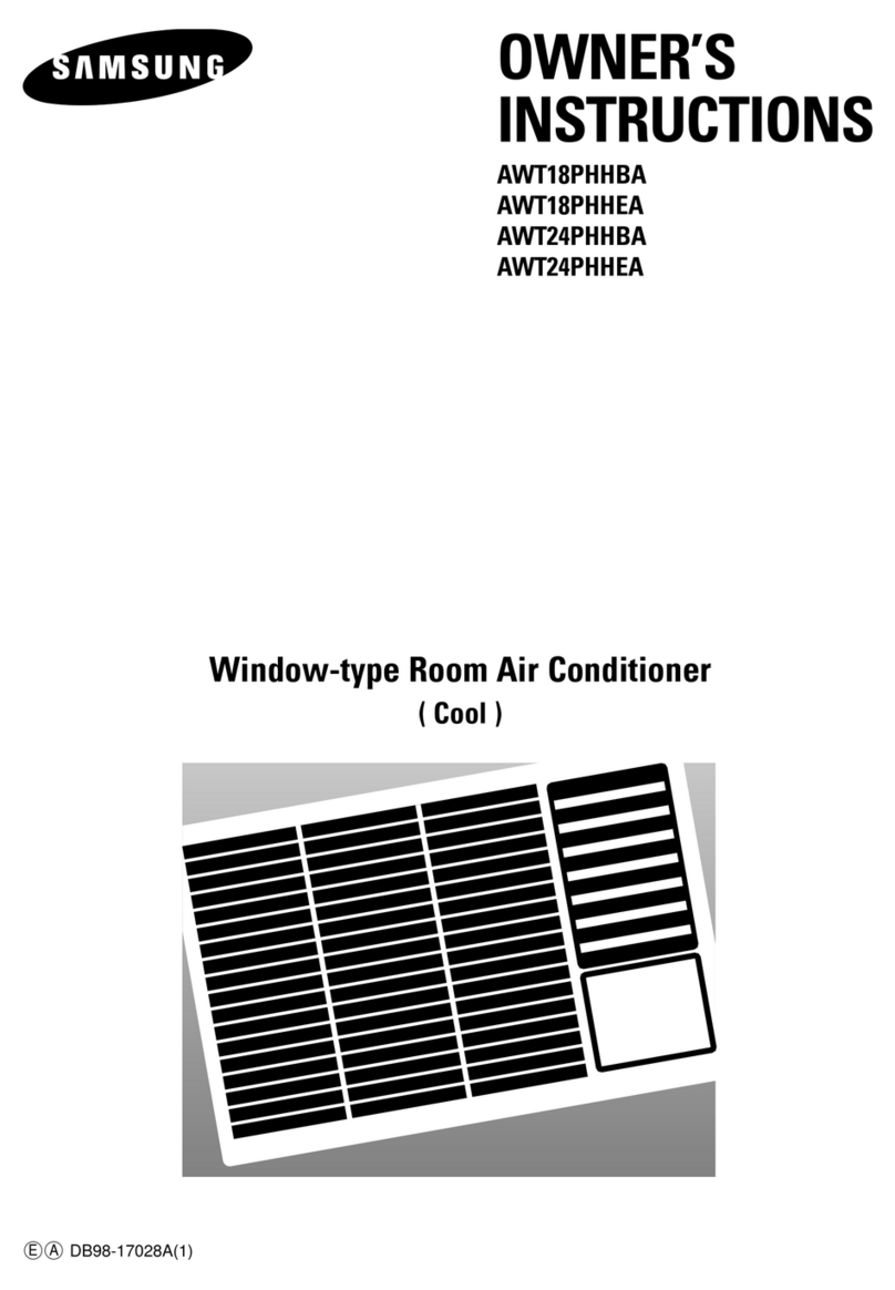 Samsung AW18PHHBA User manual Samsung AW18PHHBA User manual