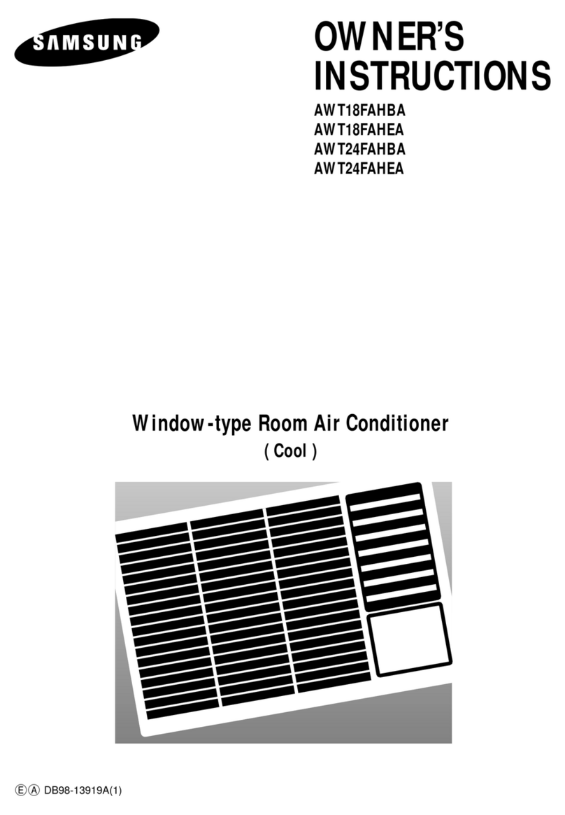 Samsung AWT18FAHBA User manual