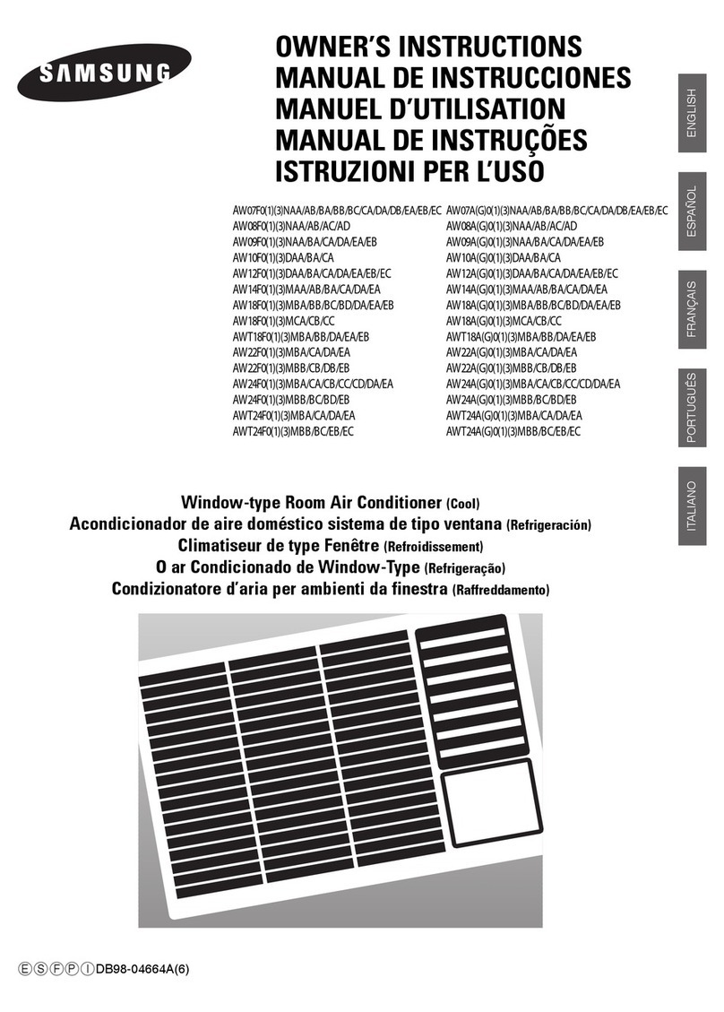 Samsung AW07A0NEB User manual