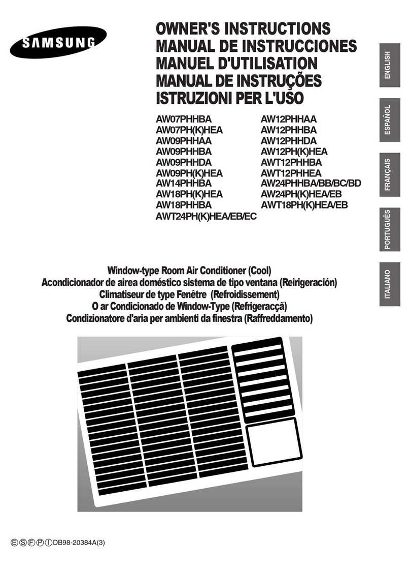 Samsung AW07PHHEA User manual