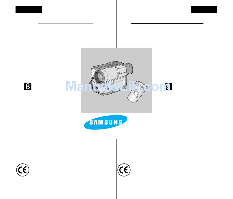 Samsung VP-L900 Operating and maintenance manual