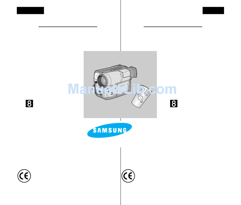 Samsung VP-L900 Bruksanvisning