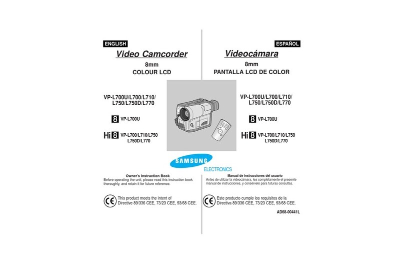 Samsung VP-L700 Owner's instruction