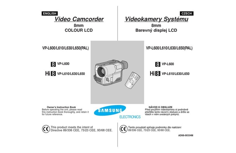 Samsung VP-L600 User manual