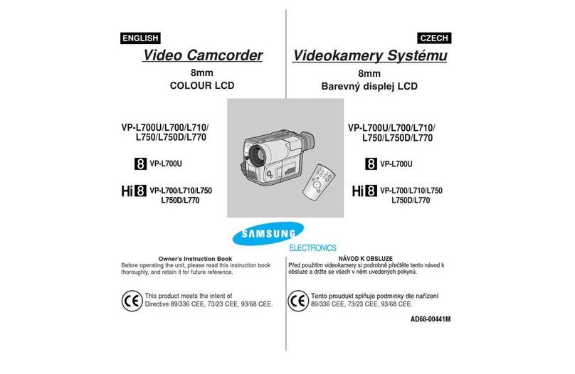Samsung VP-L700 User manual