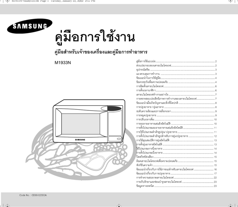Samsung M1933N User manual