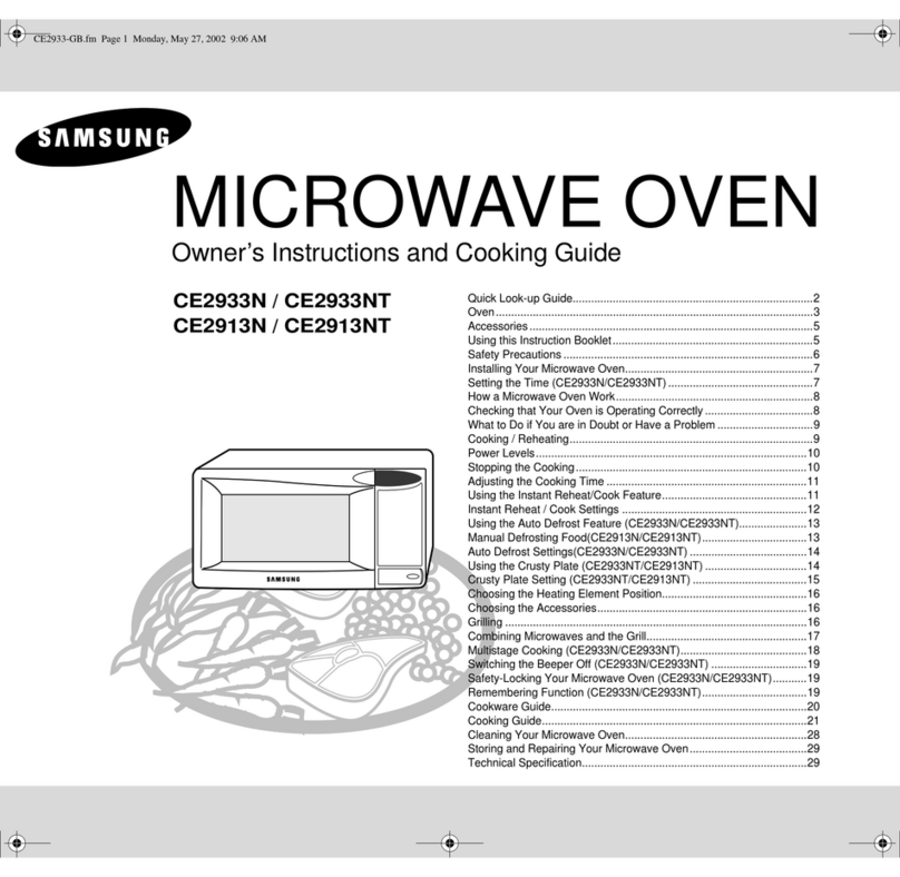 Samsung CE2933N User manual