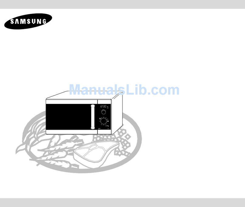 Samsung GE102WR Owner's instructions