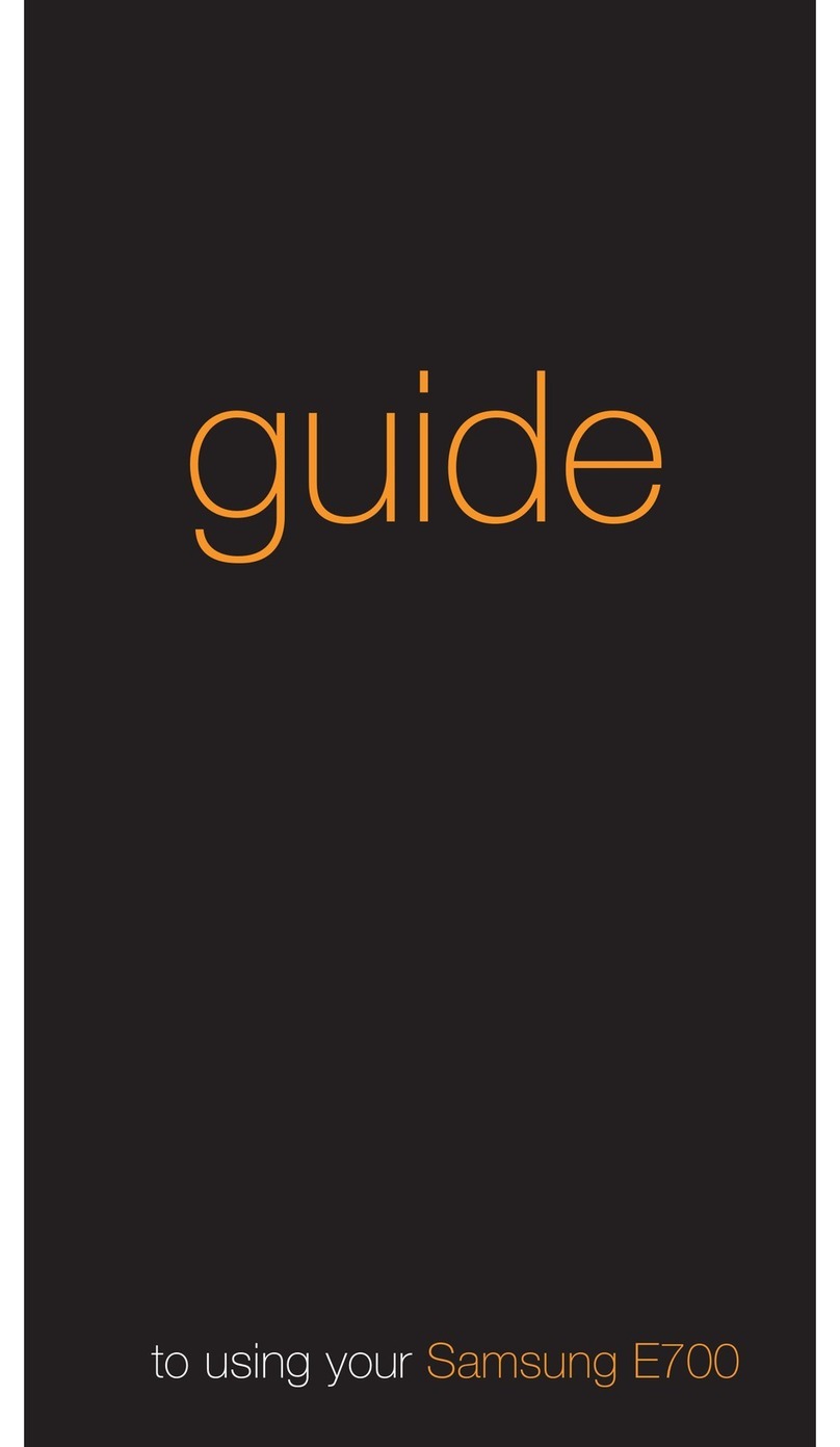 Samsung SGH-E700 User manual